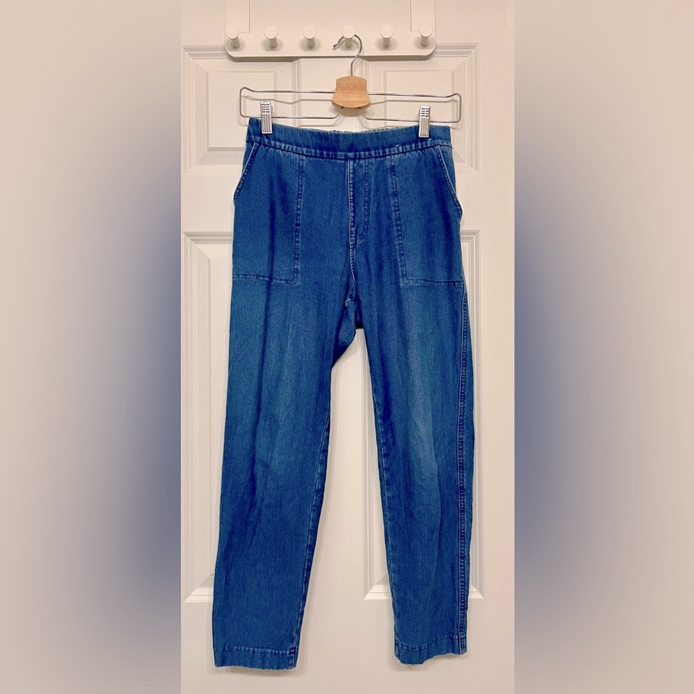 Uniqlo denim jersey (435871) blue 68 - S size